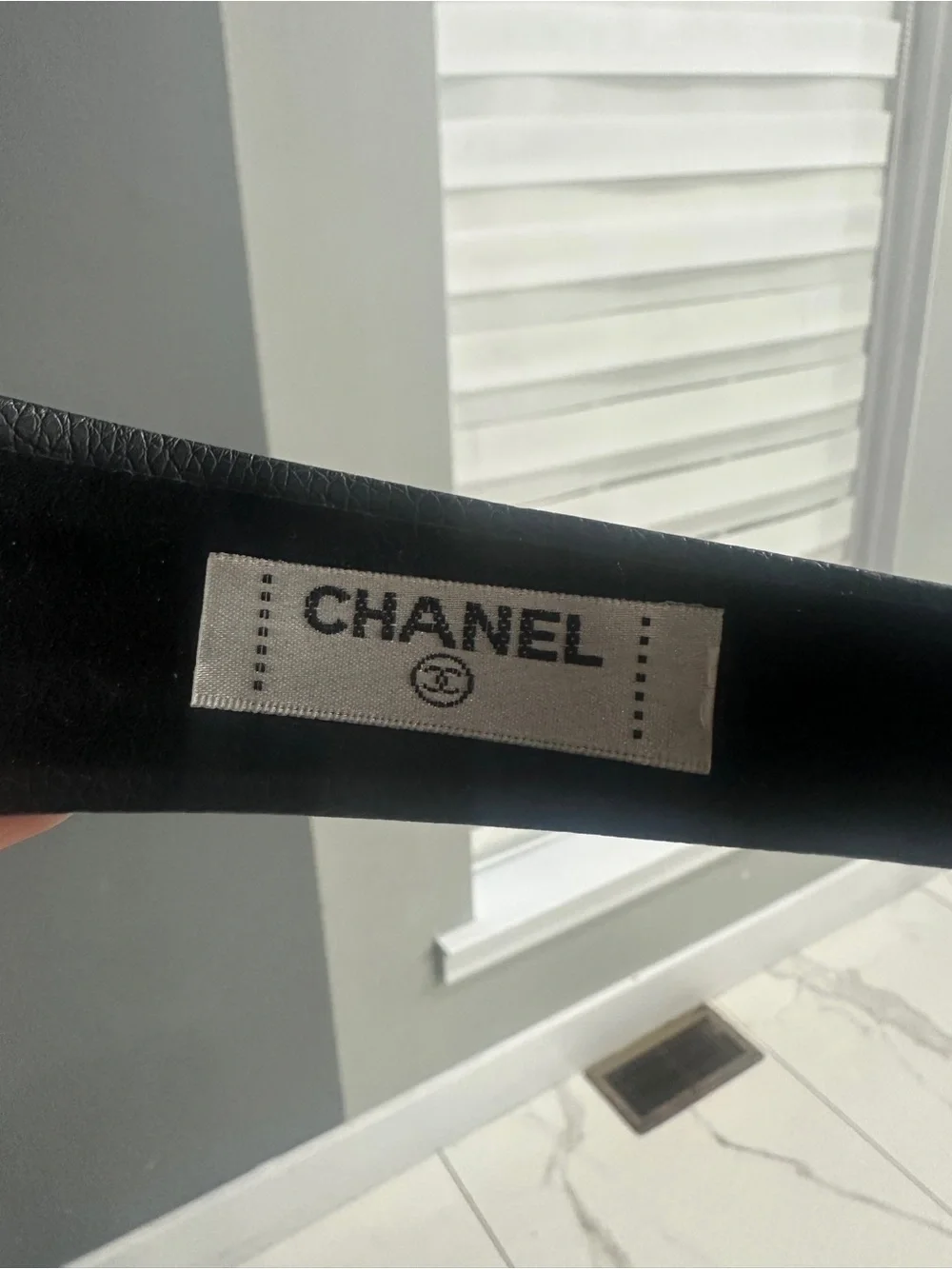 Black Headband with White CC Logo